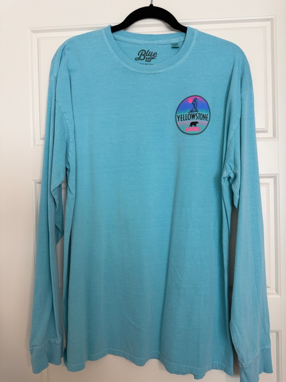 Blue 84 Yellowstone Circle Graphic Long Sleeve Tee